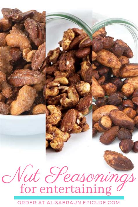 Nut Seasoning for Entertaining | Epicure, How to double a recipe, Recipes