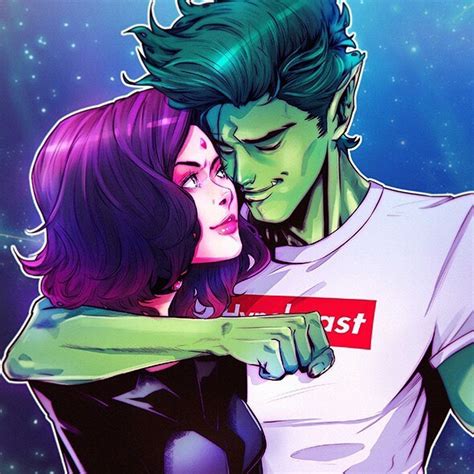 Beast Boy and Raven - Teen Titans couples!!!! Fan Art (43071293) - Fanpop