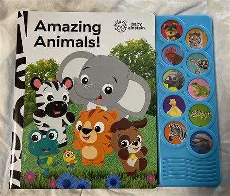 Baby Einstein - Amazing Animals 10-Button Sound Book - PI Kids [Play-A ...