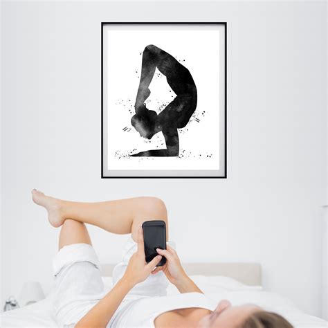 Yoga wall art Yoga poses Yoga poster Yoga studio decor | Etsy