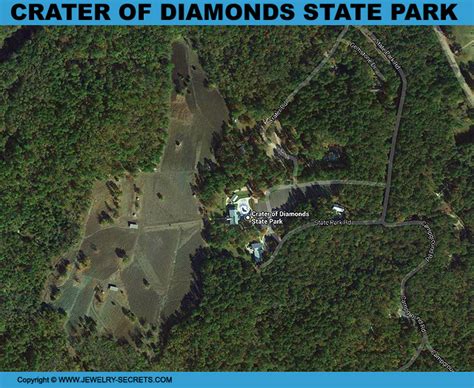 Crater Of Diamonds State Park Map - Maping Resources