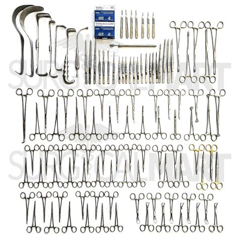 108 Instruments Basic Laparotomy Set Surgical Medical | Surgical Mart