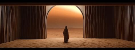 Premium Photo | Dune room wall denis villeneuve style cinematic photo ...