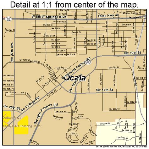 Ocala Florida Street Map 1250750