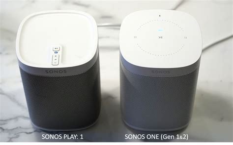 Sonos One (Gen2/Gen1) and Play:1 Product Comparison Chart | Sonos Community