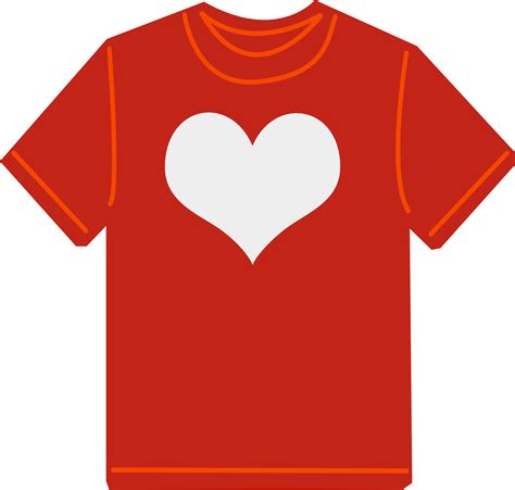 Clipart - Red T-shirt