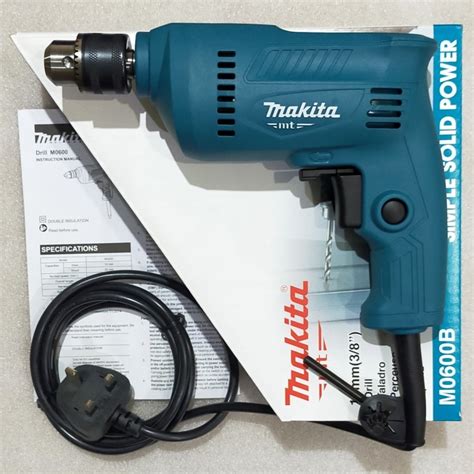 Jual Bor Tangan 10mm MAKITA NEW M0600B MT60 Drill Machine mesin bor ...