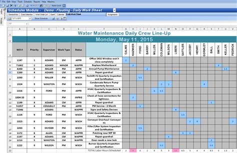 Excel Spreadsheet Template For Scheduling Spreadsheet Templates for Busines Weekly Timesheet ...