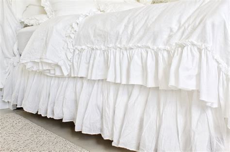 Bedskirt Dust Ruffle Ruffled Bed Skirt Ruffled Dust - Etsy