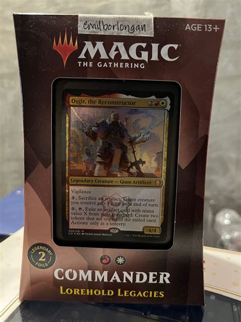 Strixhaven Commander - Lorehold Legacies - Magic the Gathering, Hobbies & Toys, Toys & Games on ...