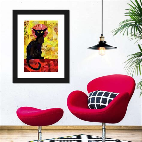 Le Chat Noir Wall Art | Painting | by ARTPOPTART