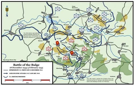 Battle of the Bulge, 18 December 1944-5 February 1945 - 16th Infantry ...