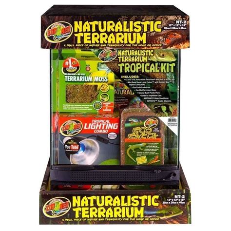 Zoo Med Naturalistic Terrarium Tropical Kit 12x12x18 Vivarium | Zoo med ...