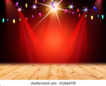 Christmas Stage Background Stock Illustration 512664739 | Shutterstock