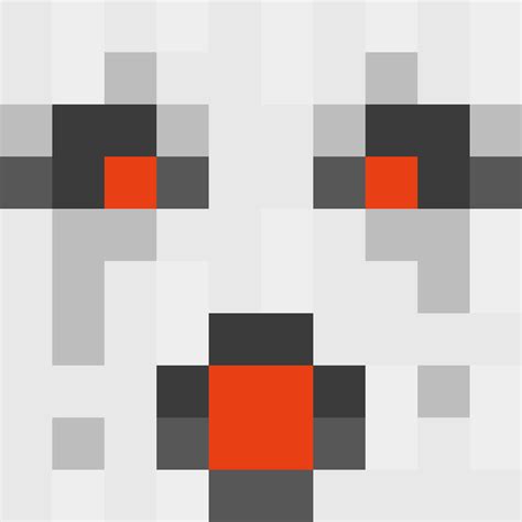 Pixilart - Minecraft Ghast Face by Jbot13