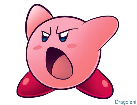 Angry Kirby by Dragoleni on DeviantArt