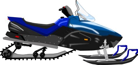 Clipart - Snowmobile