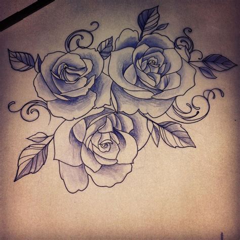 Rose Drawing Tattoo | Astronomy Blog