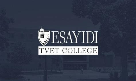 ESAYIDI TVET COLLEGE (PORT SHEPSTONE CAMPUS SRC 2023/2024)