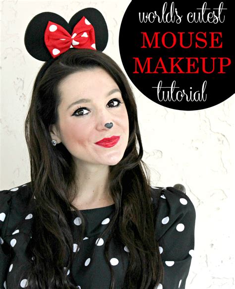 Simple Minnie Mouse Makeup Tutorial for Halloween