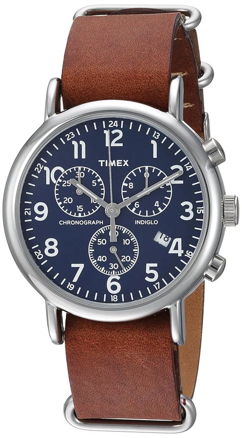 Buy TIMEX Weekender Chronograph Men's & Women's Watch (Blue Dial) at Amazon.in