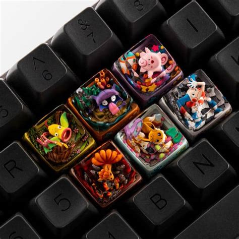 Artisan Keycaps Pokémon | Keycaps Industries