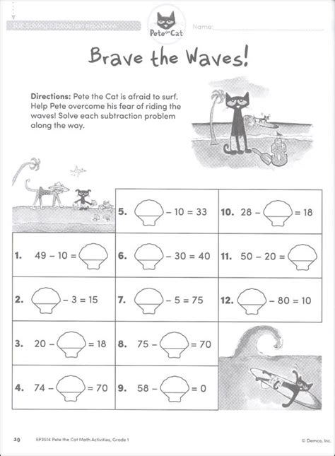 Pete the Cat Math Workbook: Grade 1 | Edupress | 9781564723871