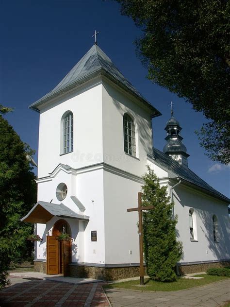 White church stock image. Image of doors, architecture - 210835