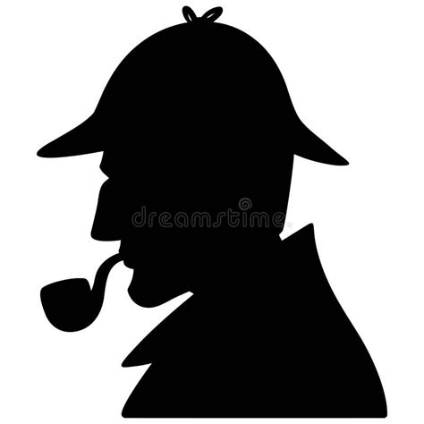 Detective Silhouette stock vector. Illustration of investigator - 94757938