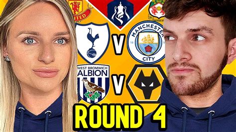 FA CUP ROUND 4 PREDICTIONS - YouTube