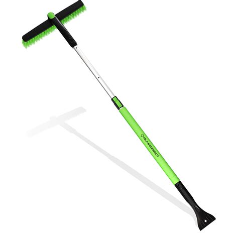 50 inch Snow Brush Extendable with Ice Scraper and Telescopic Long ...