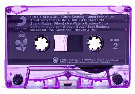 theKONGBLOG™: Raekwon's "Only Built 4 Cuban Linx" Purple Tape Limited Edition Cassette Sold Out