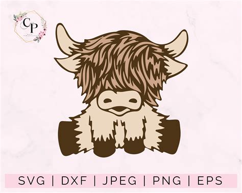 Cute Cow Svg Highland Cow Svg Cow Png Baby Cow Svg Cow Svg Cow | The ...