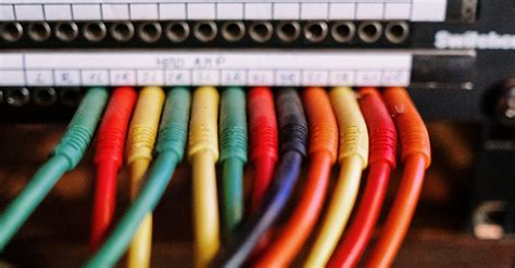 Colorful Patch Cables · Free Stock Photo