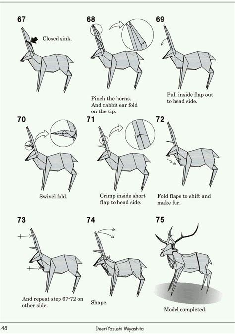 Unfold the Beauty: Deer Origami Easy – Your Guide to Papercraft Grace ...