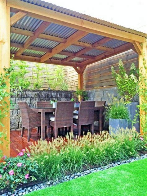 Contemporary Pergola With Fabric Roofing And Fireplace #pergoladiy ...