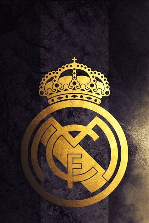 30 Real Madrid Gold Logo Wallpaper #realmadrid #logo #wallpaper #football Gold Wallpaper Hd ...