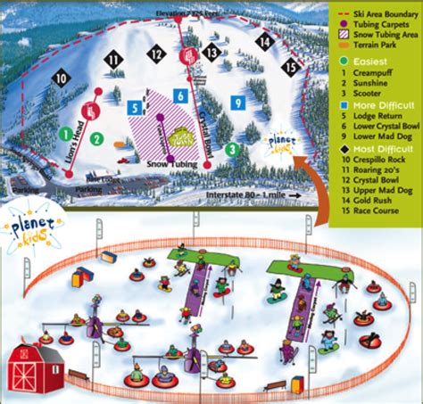 Soda Springs Trail Map | Lake Tahoe Ski Resort Maps