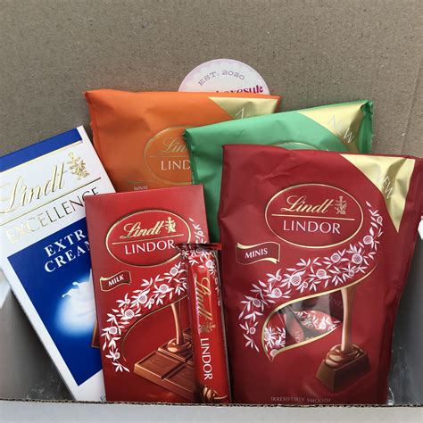 Lindt chocolate gift hamper | Etsy