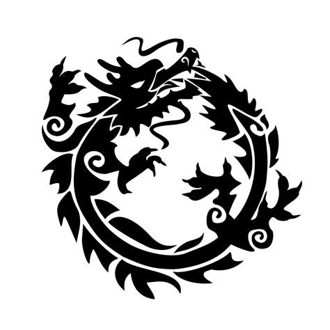 Dragon in a circle | Circle tattoo design, Dragon tattoo designs, Dragon tattoo circle