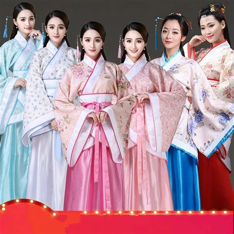 Hanfu Women Tang Dynasty Festival Clothing Sets Ancient Chinese Fashion Costume Fairi Asian ...