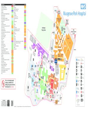 Musgrove Park Hospital Map - Fill and Sign Printable Template Online