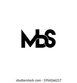 Mbs Letter Original Monogram Logo Design Stock Vector (Royalty Free) 1954266217 | Shutterstock