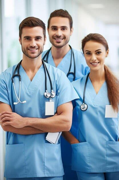 Premium AI Image | portrait of medical team in hospital