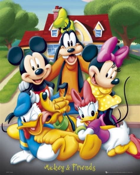 Mickey & Friends Poster Print by Disney (24 x 36) - Walmart.com