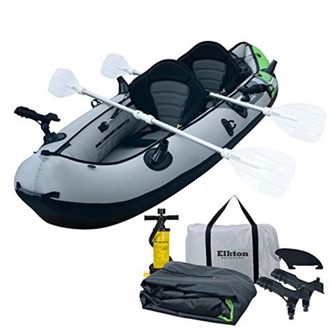 2 Person Inflatable Fishing Kayak, Full Kit! | LakeHouseLifer