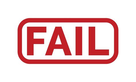 Fail Rubber Stamp. Red Fail Rubber Grunge Stamp Seal Vector Illustration - Vector 20860123 ...