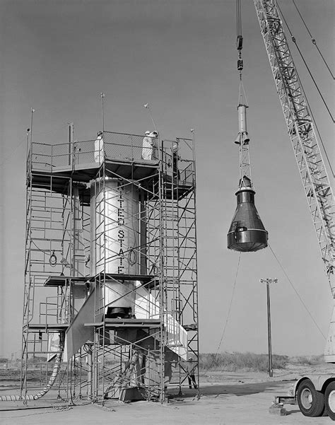 Project Mercury: Little Joe 5A (March 18, 1961) Mercury capsule #14 ...