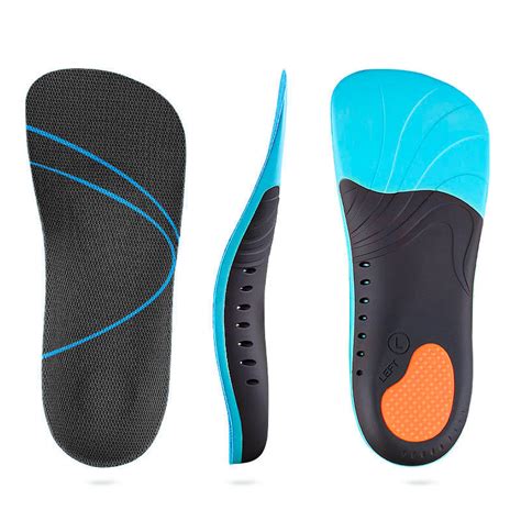 Customized Plastic Orthopedic Shoe Insoles 3/4 Length High Arch Support...