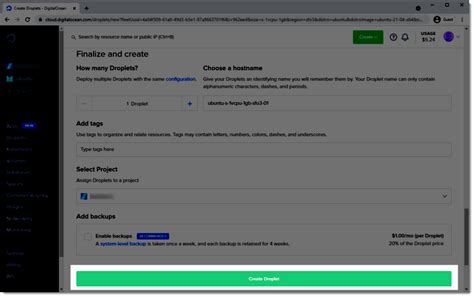 how to create a digital ocean droplet – Apache2